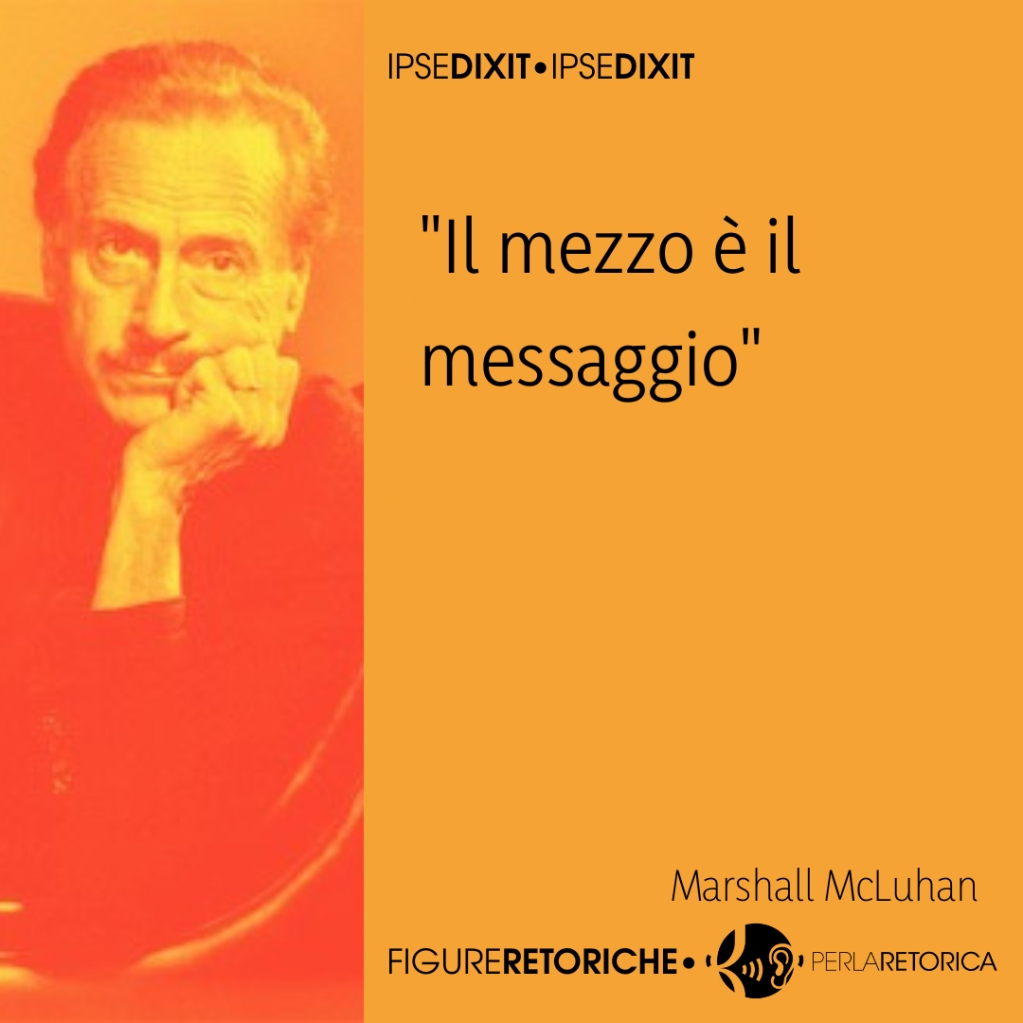 Marshall McLuhan condensa decenni di studi sociolinguistici in un’unica, semplice espressione.
#retodixit #figureretoriche #hastalaretoricasiempre <a href="/PerLaRetorica/">Retorica</a> 
 perlaretorica.it/reto/mcluhan-m…