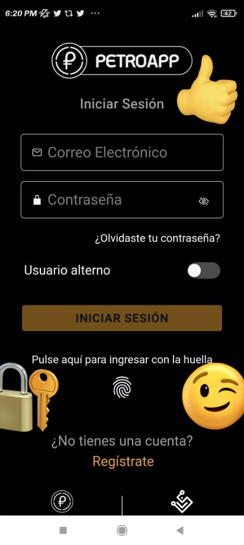 mima_carmen's tweet photo. Si en algún momento crees que puede haber algún problema, se te quita la angustia, el stress al saber que autentificar la contraseña de tu #APP PetroApp con la huella digital  es mejor que la espera del código en tu celular.

#NoAlDólarCriminal

🇻🇪EL PETRO LLEGÓ PARA QUEDARSE 🇻🇪 https://t.co/2chSAQDrX1