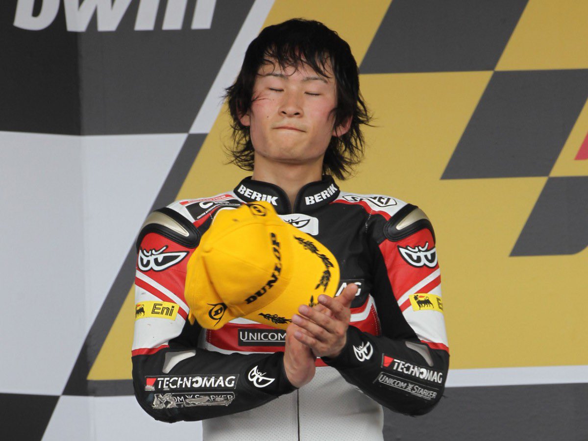 everythingmrace's tweet photo. Today would’ve been the 32nd birthday of Shoya Tomizawa who we tragically lost when he was just 19. The first ever Moto2 winner https://t.co/2XJofzlA9z