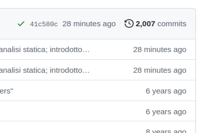 GASdottoNet's tweet photo. Superati i 2000 commit sul repository di GASdotto!
Il primo risale al 20 marzo 2015, ma la primissima implementazione (in Java + PHP) risale ad ancora prima: gennaio 2009! https://t.co/DvqFMBOvdU