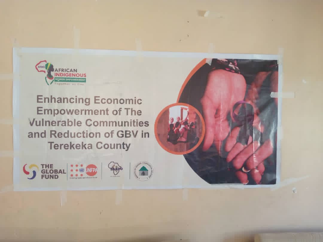 AIWE_SS's tweet photo. AIWE together with partners @UNFPASouthSudan @GlobalFund @SAADO_SSD conducted a GBV training in Terekeka cause this is one of the affected places ,this will help in the reduction of such  cases. As we end the 16days of activism  against #GBV we thank all our partner.
#SSOT https://t.co/8zzaBDY6ZL