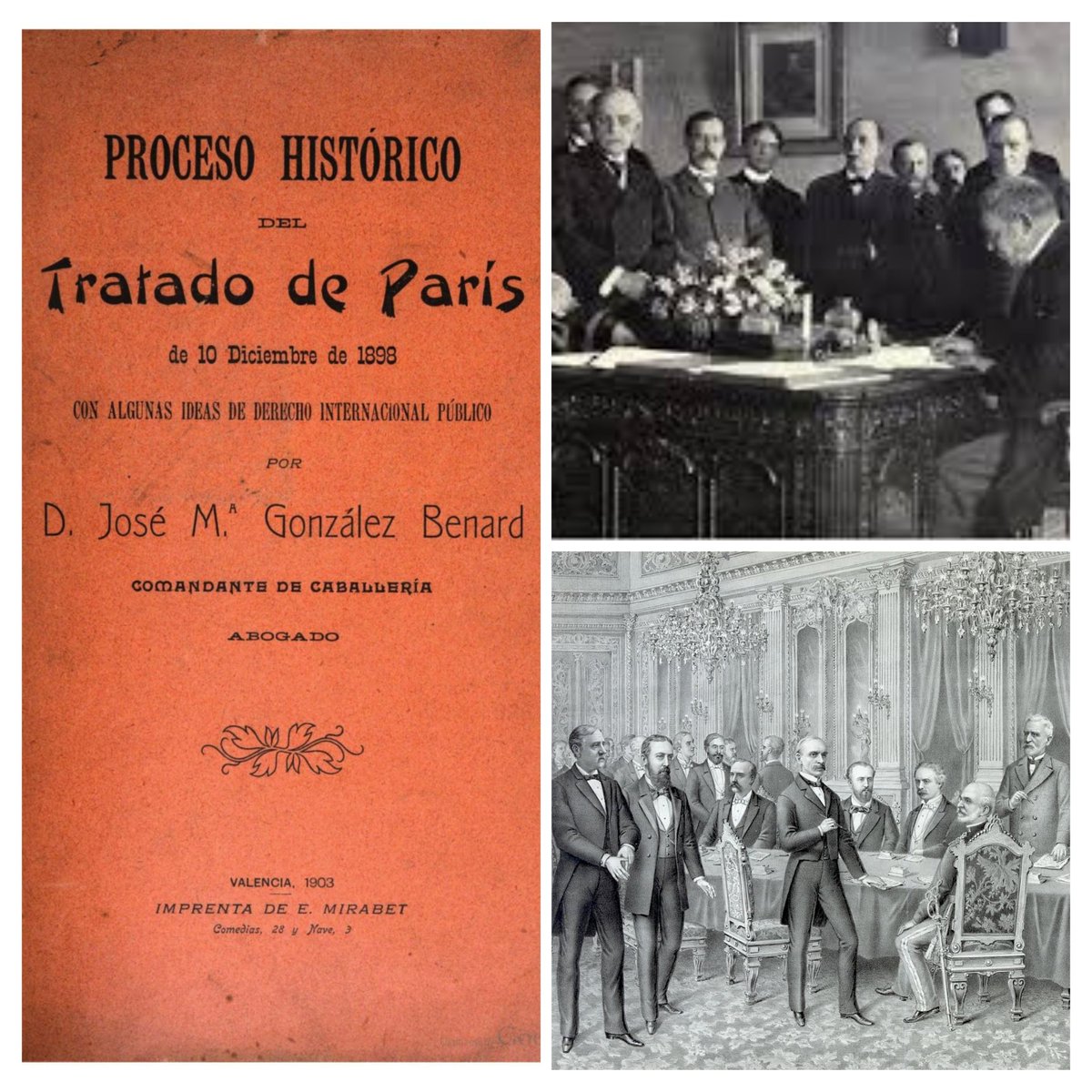 El 10 de diciembre de 1898 en Francia se firma el Tratado de París, que pone fin a la Guerra Hispano-Cubano-Estadounidense.
#HistoriaDeCuba #TenemosMemoria #CubaEduca