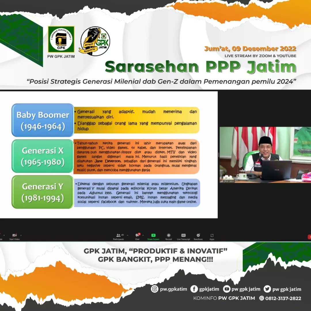 pppmuda's tweet photo. Generasi muda kabah jawa timur menjadi penyelamat generasi muda untuk sumbangsih kemajuan NKRI bersama partai PPP

#pppmuda #gpk #FIFAWorldCup #SahabatKeluargaIndonesia #sahabatpergerakan #GenerasiMudaPimpinPerubahan #GenerasiHappy https://t.co/ExhWw5F7bg