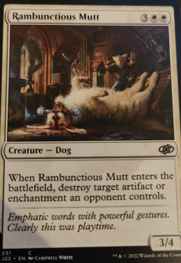 This card has energy 🐶
