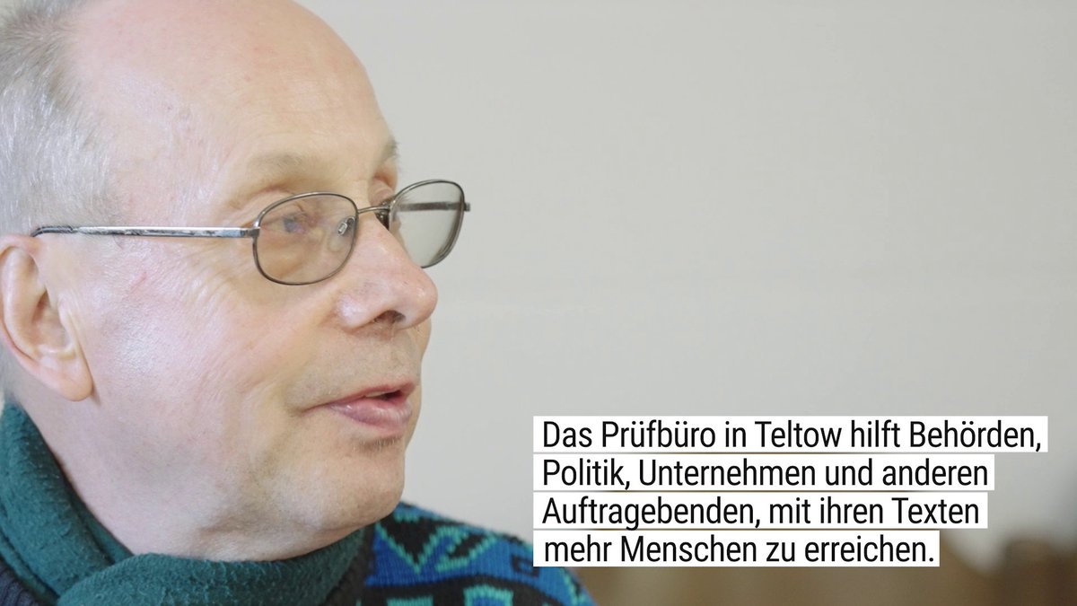 Kürzlich eröffnete ich das erste vom Netzwerk „LeichteSprache“ zertifizierte Prüfbüro für Leichte Sprache in Brandenburg. Nun berichten die PrüferInnen wie sie arbeiten und warum Leichte Sprache für sie so wichtig ist. msgiv.brandenburg.de/msgiv/de/beauf… @MSGIV_BB <a href="/maz_online/">Märkische Allgemeine</a> <a href="/rbb24/">rbb|24</a> <a href="/pnn_bb/">berlinbrandenburg</a>