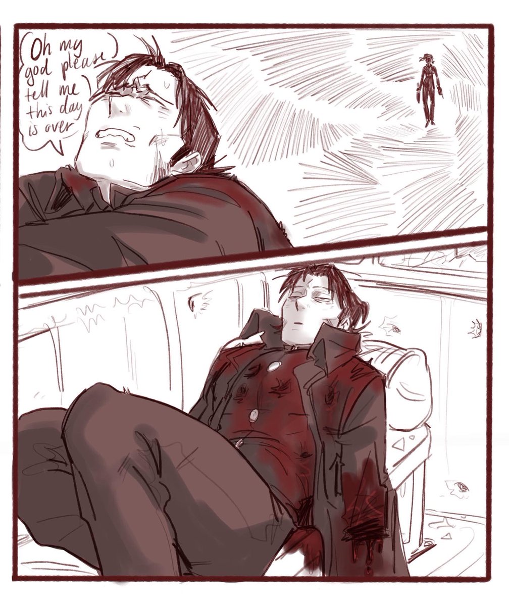 It’s been literally ages since I’ve posted here but I wanted to so have some Katana man pov from the last episode. I can’t wait to see him become a bonding moment for Aki and Denki
#chainsawman #chainsawmanfanart