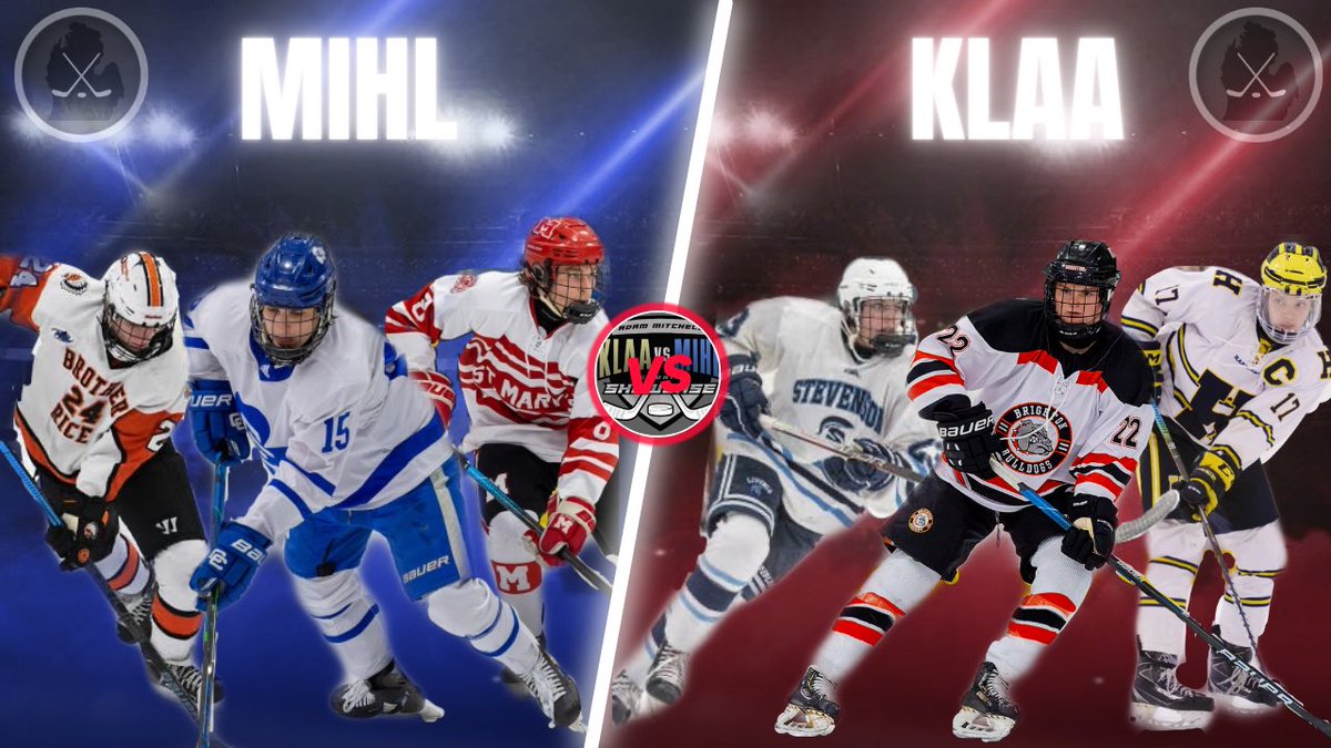The MIHL vs KLAA Showcase starts TODAY. Some of the best hockey teams in the entire state, all in one building, ALL DAY! Updates will be posted throughout the day. <a href="/klaa_mihl/">"Adam Mitchell" KLAA-MIHL Showcase</a> <a href="/OLSMhockey/">St. Mary's Hockey</a> @CCHockey22_23 <a href="/brightonhockey1/">Brighton High School Hockey</a> <a href="/BRwarriorhockey/">Brother Rice Hockey</a> <a href="/HartlandHockey/">Hartland Hockey</a> <a href="/LivSHSHockey/">Liv Stevenson Hockey</a>