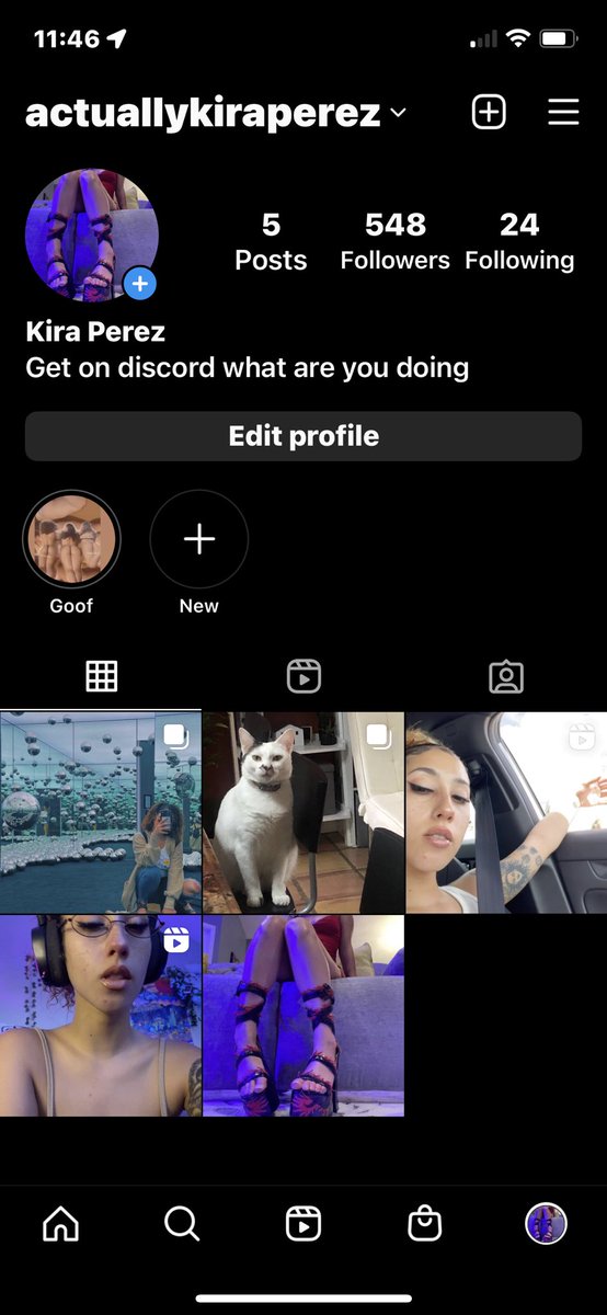 Kira Perez on Twitter: "GUYS this is my real insta since my other one