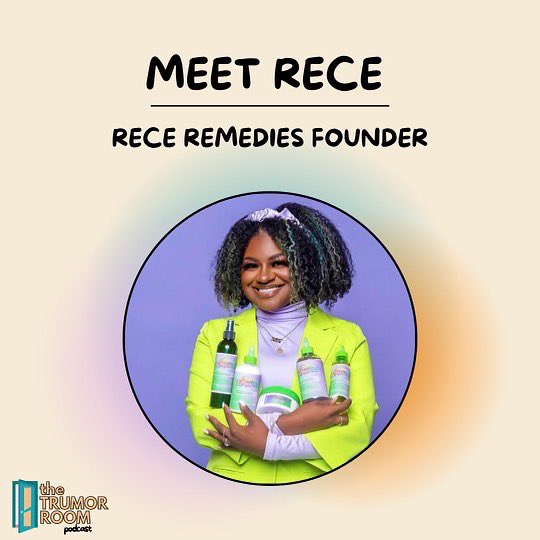 TrumorRoomPod's tweet photo. On this episode we had the opportunity to speak with the beauty and brains behind #ReceRemedies about her journey to becoming an entrepreneur, and hair product guru.

🔗 https://t.co/NU11CGjQaY https://t.co/0qZ3ZiXE8u
