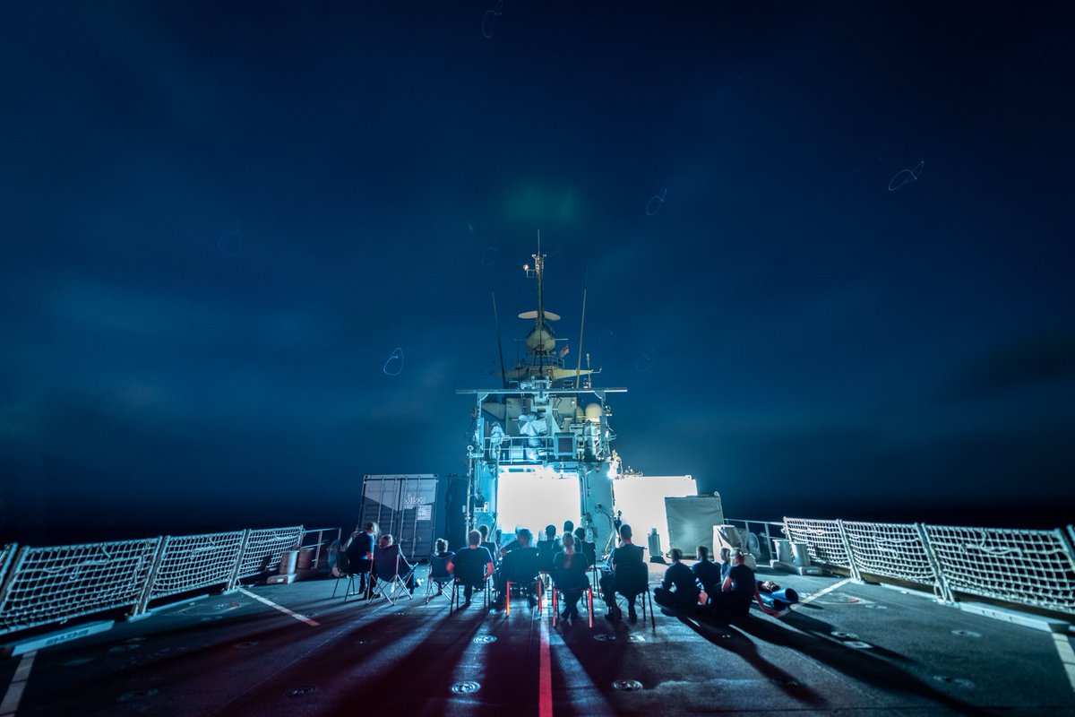 Over 6000 miles from home in the middle of the South China Sea and it’s 0300 Sunday morning. We’ve had a Flight Deck movie night and now it’s time to get behind #England v #France in #WC22 via #BFBS TV. C’mon England 🏴󠁧󠁢󠁥󠁮󠁧󠁿⚓️🇬🇧