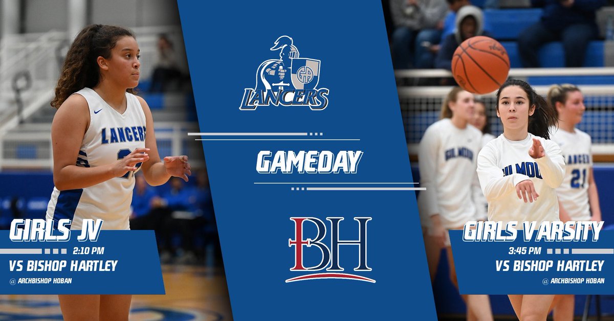 GALancerAD's tweet photo. It’s #Gameday‼️

Good luck to our girls basketball teams as they play Bishop Hartley today!! #GoGA https://t.co/F3G6S6BdHh