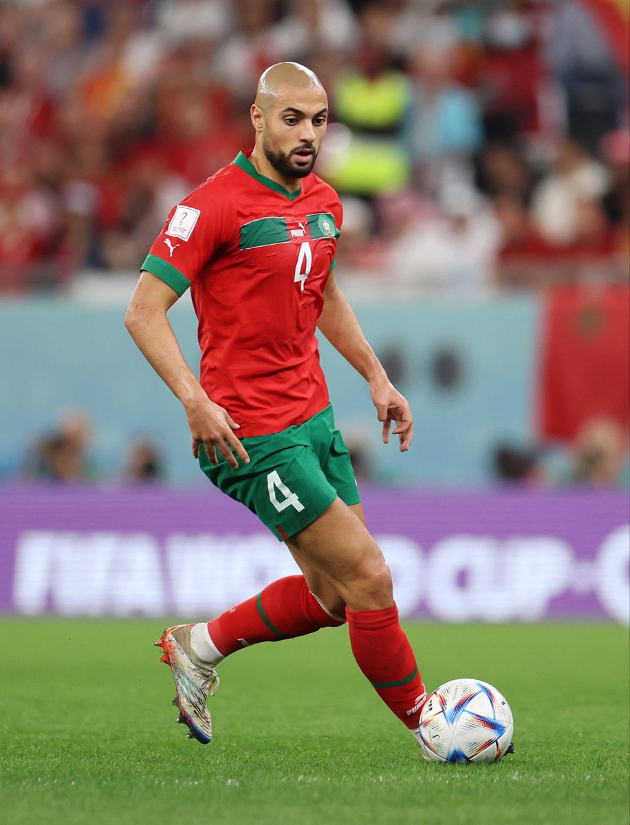 Amrabat is not human. 

Incredible energy game after game in that midfield for Morocco. 🇲🇦⚽️