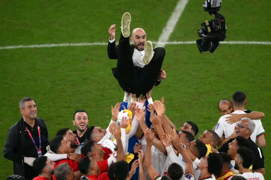 EPLworld's tweet photo. يصنعون الــتـاريــخ 🇲🇦 😭 https://t.co/V9t5mXGvad