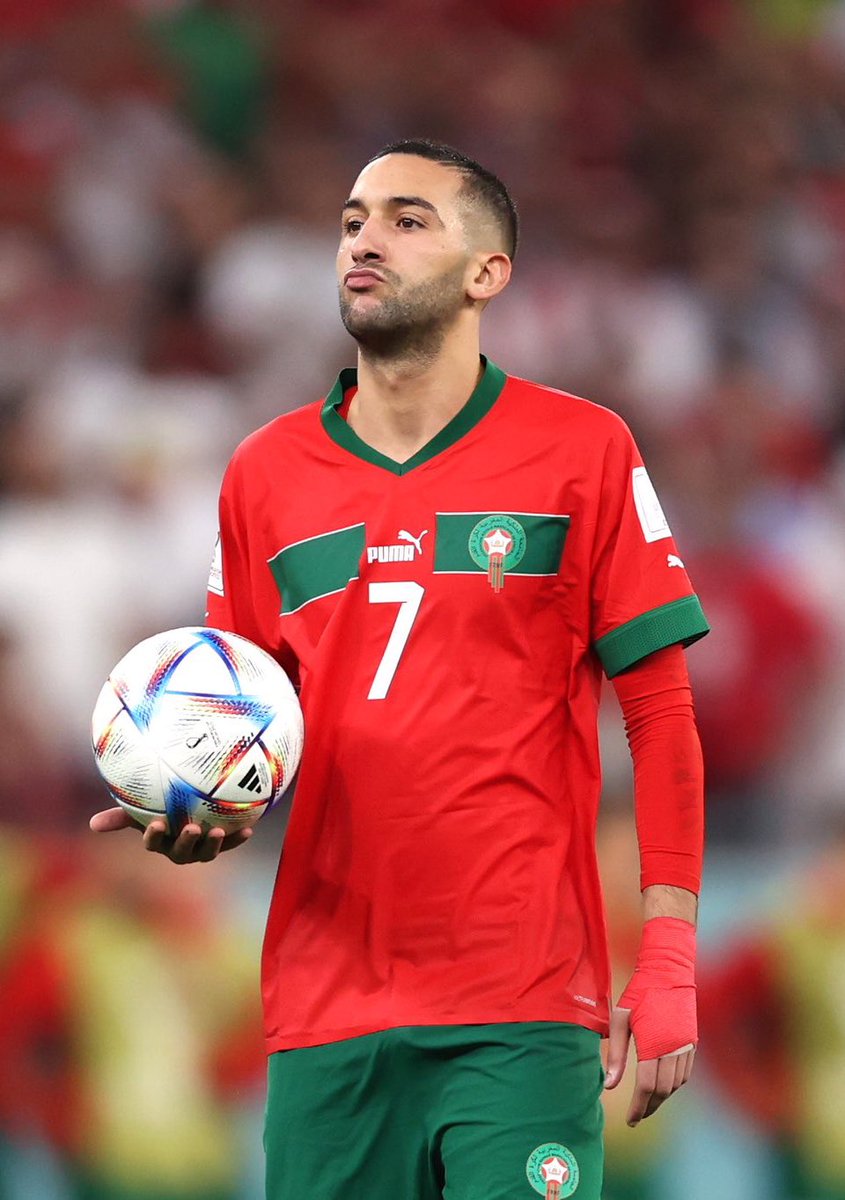 LDNFootbalI's tweet photo. Hakim Ziyech leads Morocco into the World Cup semifinals! ✅💥 https://t.co/uytN8thQo5