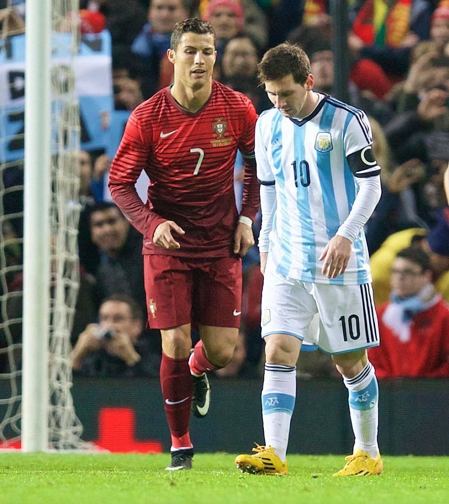 Farid Khan on X: Cristiano Ronaldo and Lionel Messi one final time together  💔  / X