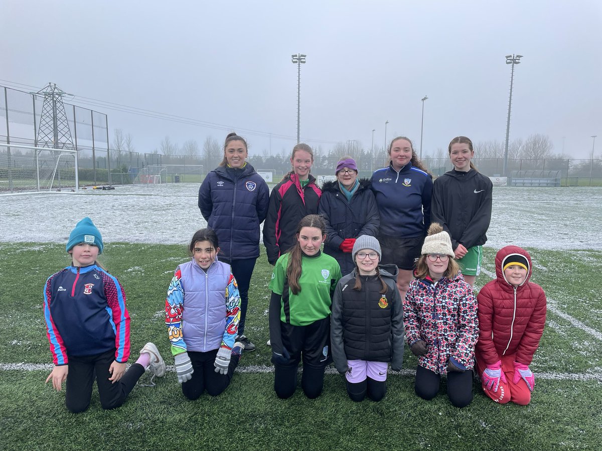 CPfootball_IRL's tweet photo. Another super session of girls CP football today. Well done to the 11 girls who took part and played great football despite the very cold conditions. 🥶 See you all in January for the next session! https://t.co/lUJc0xbXky