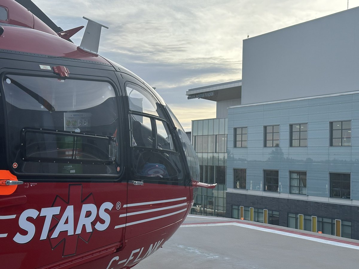 Morning Chinook Regional Hospital <a href="/STARSambulance/">STARS</a>