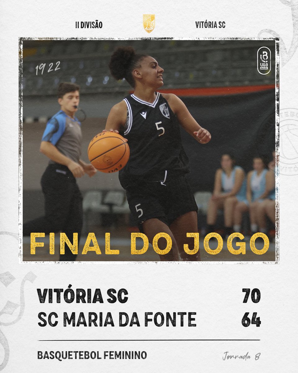 VitoriaSC1922's tweet photo. | FINAL DO JOGO |
Mais uma vitória para as nossas #Conquistadoras
#BasquetebolFeminino | #VSCSCMF https://t.co/GzvVHVIXwK
