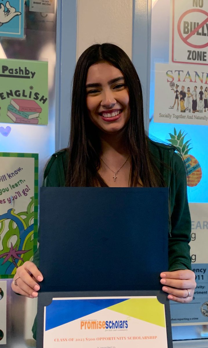 Let’s congratulate our scholar, Brianna, on winning the Promise Scholars Step 4 Scholarship! Keep applying, kiddos!