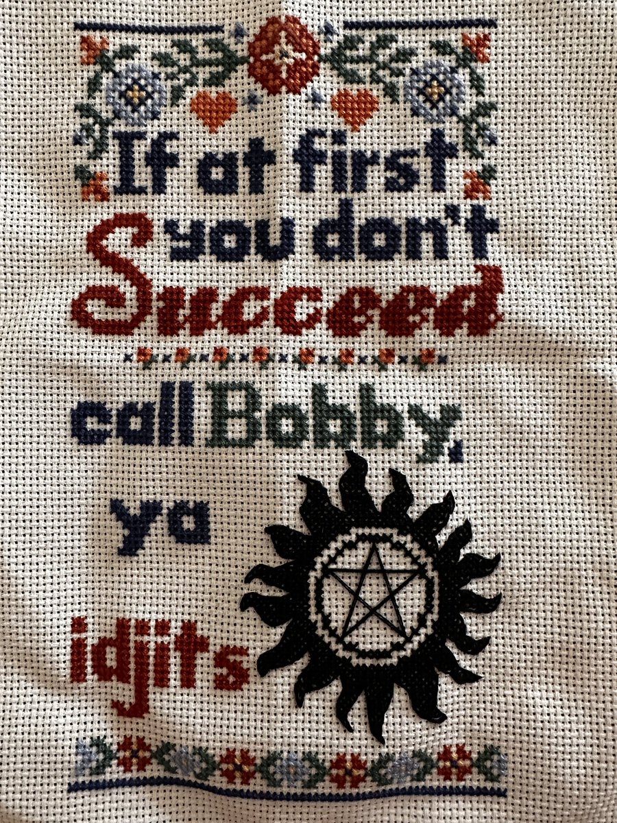 Ms_Medievalist's tweet photo. Words to live by, right @jumblejim @JensenAckles @jarpad @mishacollins?? https://t.co/fxVKQy7tMe