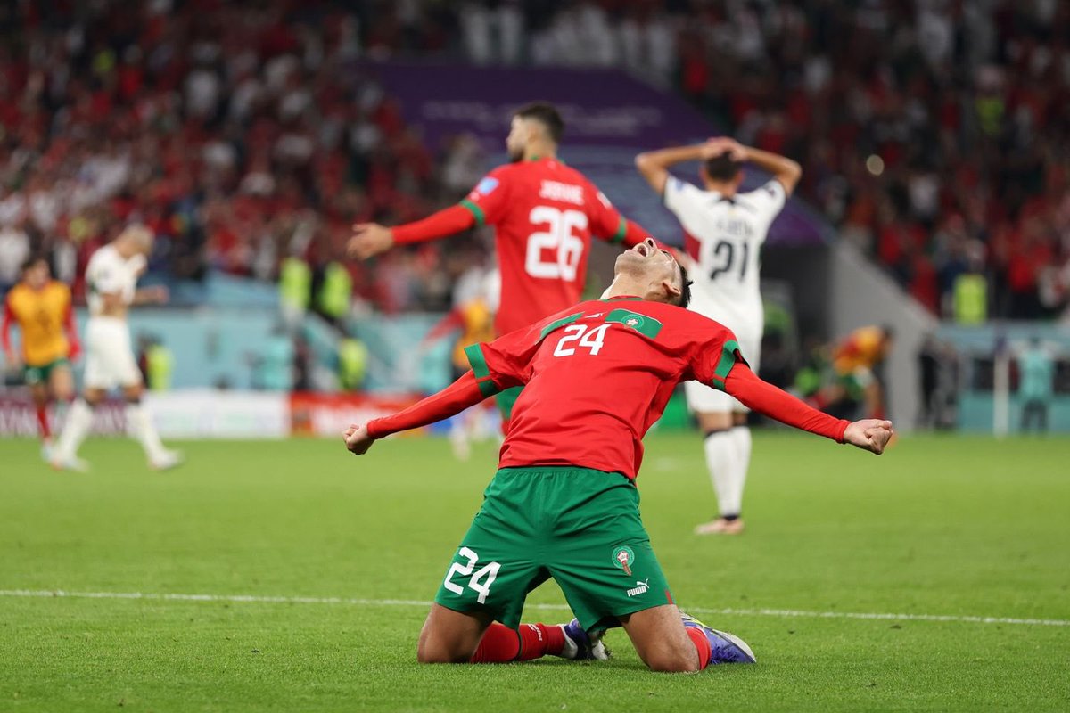 RihanMidlaj's tweet photo. Yesssss !!

MashaAllah, Morocco Making Africa Proud, Making Palestine Proud ❤️

Alhamdulillah 🇲🇦 🇵🇸🇳🇵 
#FIFAWorldCup2022 #Morocco #Nepal https://t.co/GEGjMiwwcT
