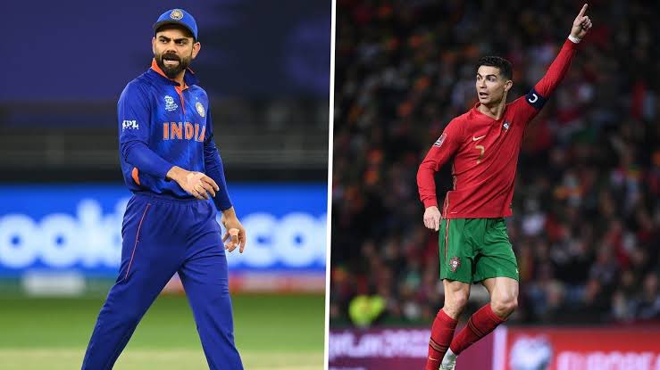 amanmalhotrax's tweet photo. The blunder that Portugal &amp; coach did by sidelining #CR7𓃵 Cristiano Ronaldo, same mistake India is doing with Virat Kohli #PORMAR #FIFAWorldCup .. Always bet on winners &amp; characters. https://t.co/MgZDWPmJrH