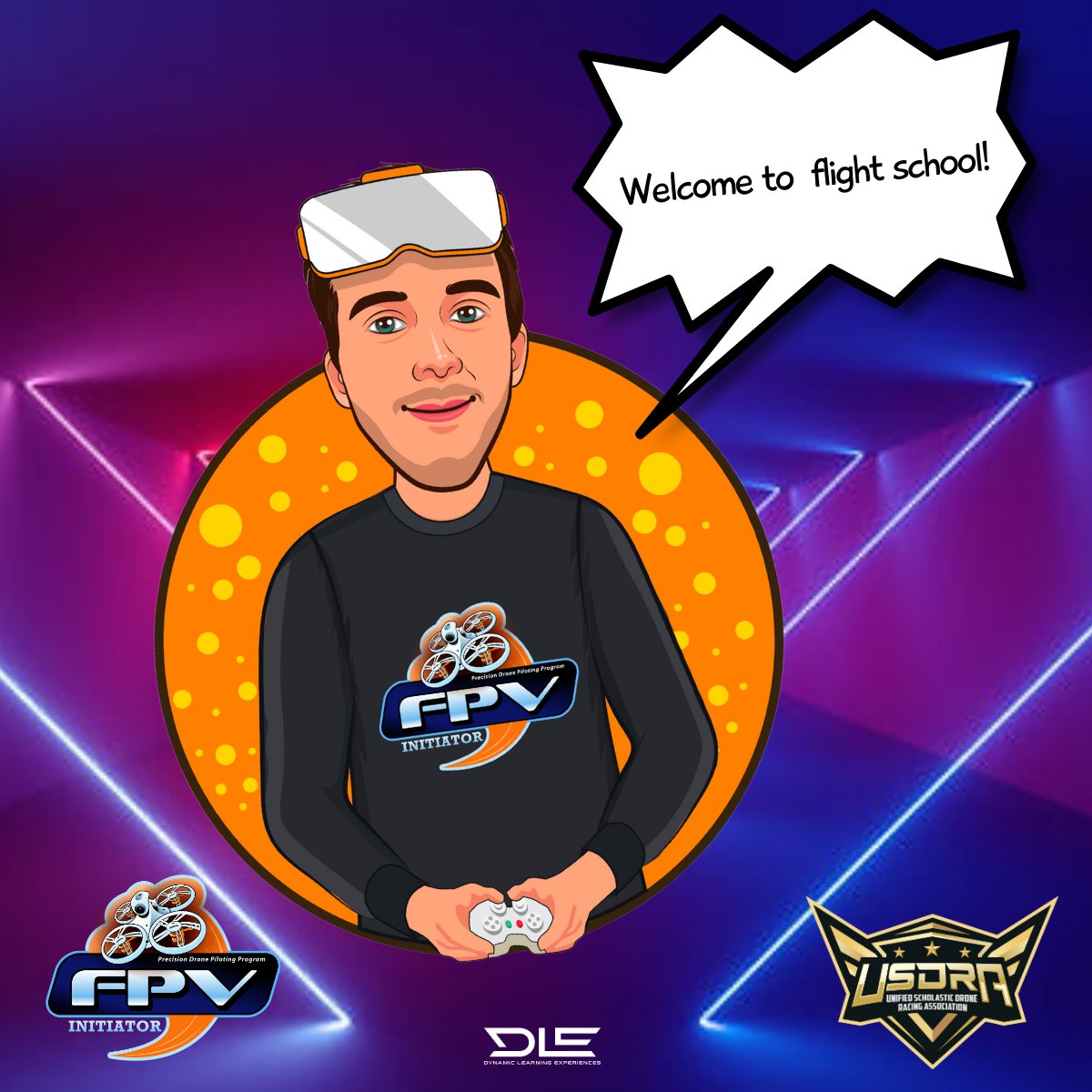 theusdra's tweet photo. USDRA #dronepilot @jinglebellsfpv is gearing up to bring precision drone operations training to middle, high and college #esports coaches and students! #fpv #droneracing #fpvdrone #teacher #coaching #Students https://t.co/MoXVORQZZA