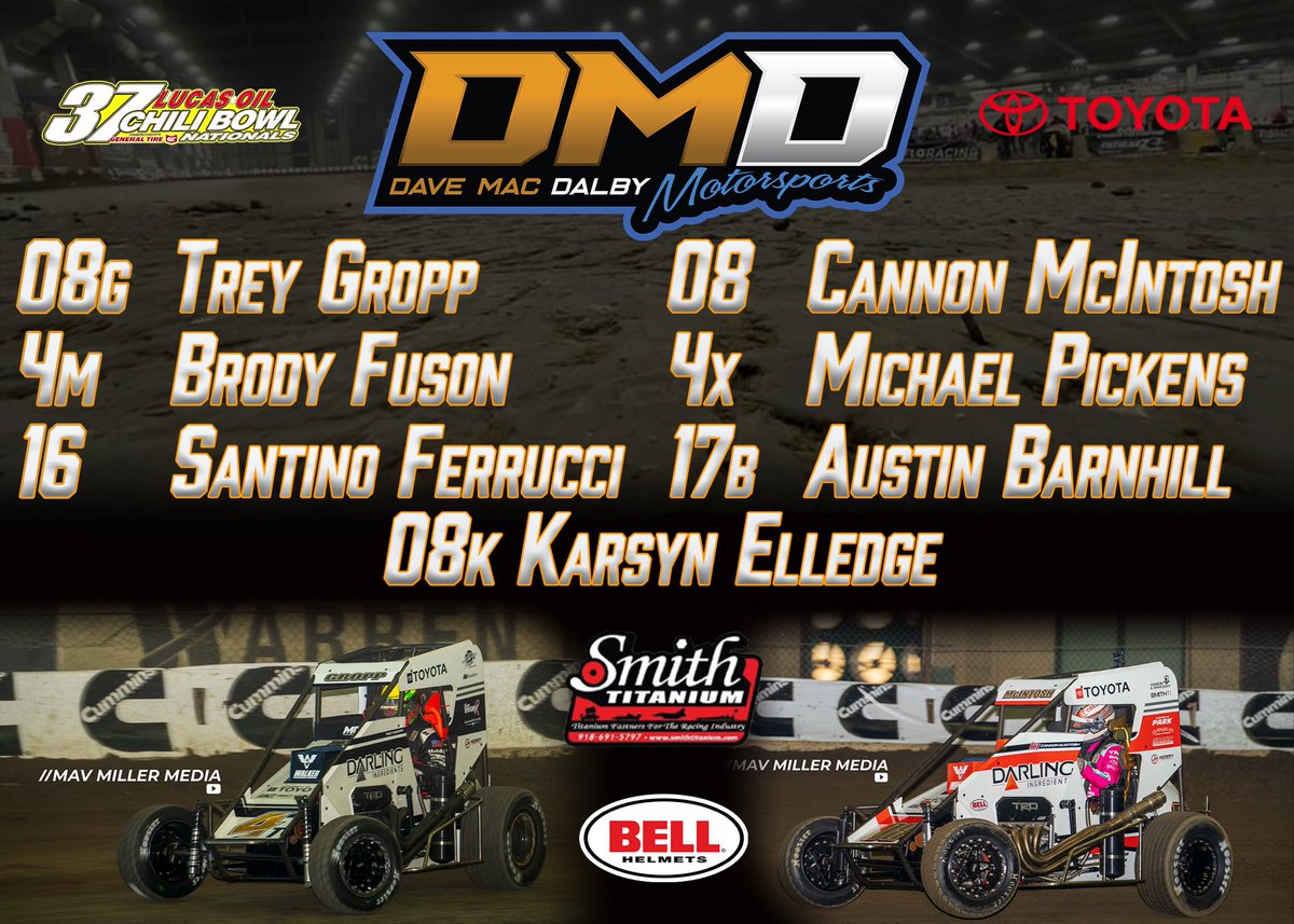 💥HERE COMES THE BOOM💥

Check out our 2023 Chili Bowl Lineup⬇️