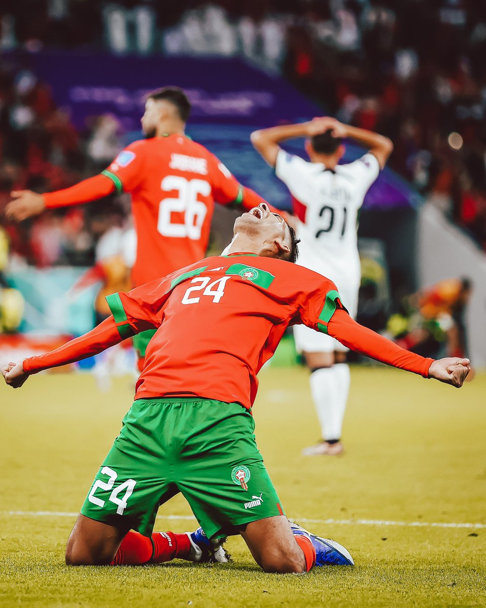 EsporteDinamico's tweet photo. A PRIMEIRA SELEÇÃO AFRICANA A CHEGAR NAS SEMIFINAIS DA COPA DO MUNDO! 🇲🇦🇲🇦🇲🇦 #CopaNoED https://t.co/Na81COdQOH