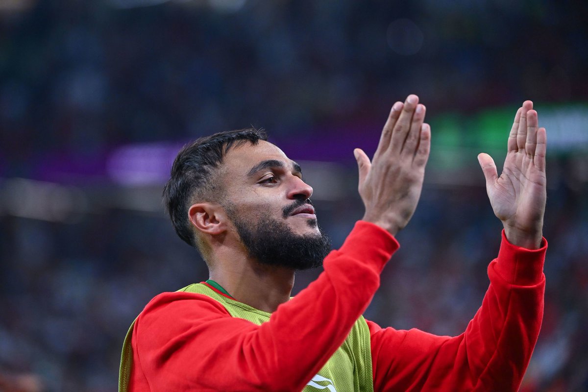 ActuFoot_'s tweet photo. Sofiane Boufal : « Bonne chance à l’équipe de France. Rendez-vous en demi-finales j’espère. » 

(@TF1) https://t.co/SgCYTPHV8I