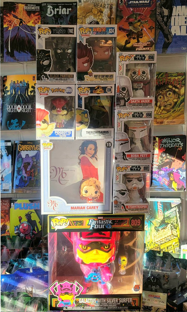 FinalBossComics's tweet photo. The harbinger of destruction has returned in the form of a #FunkoPop 

#Galactus is back in stock as well

Get your #MariahCarey Christmas Funko today

#Naruto #StarWars #BlackPanther #Pokemon #Marvel #Comicbooks #Comics #Lawrenceville #FinalBossComics #FinalBoss #FinalBossFamily https://t.co/PYD1utU0aJ