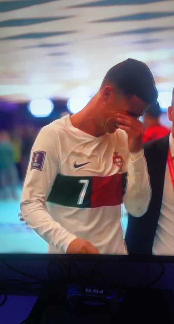 Iselemovic's tweet photo. The magic of the world cup. A Bitter Sweet feeling for me. Glad to see an Africa team enter the semi's of the world cup, sad to my Idol exist the grandest stage in world football. All the best to one of the Greatest of all Time and the Portuguese national team.#CR7𓃵 #SSFootball https://t.co/HZT4ua6eQM