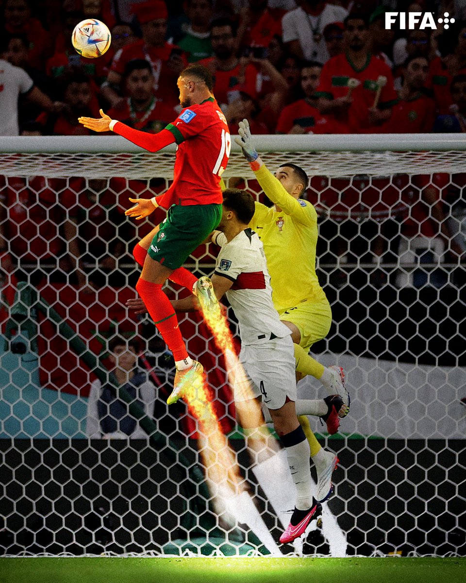 FIFAWorldCup's tweet image. Youssef En-Nesyri: Rocketman 🚀🇲🇦