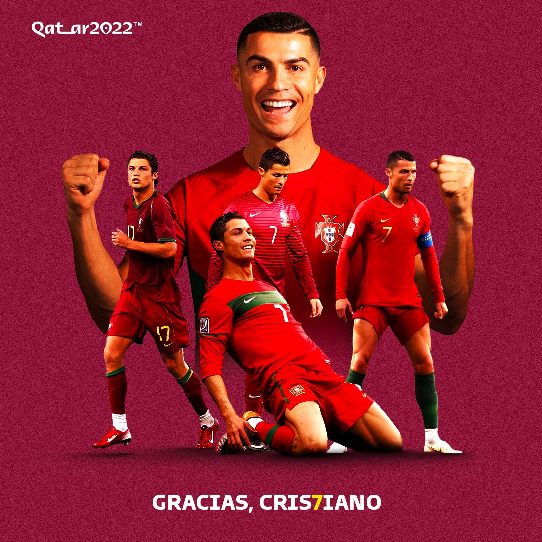 Simplemente gracias, Cristiano 🥹

#Qatar2022