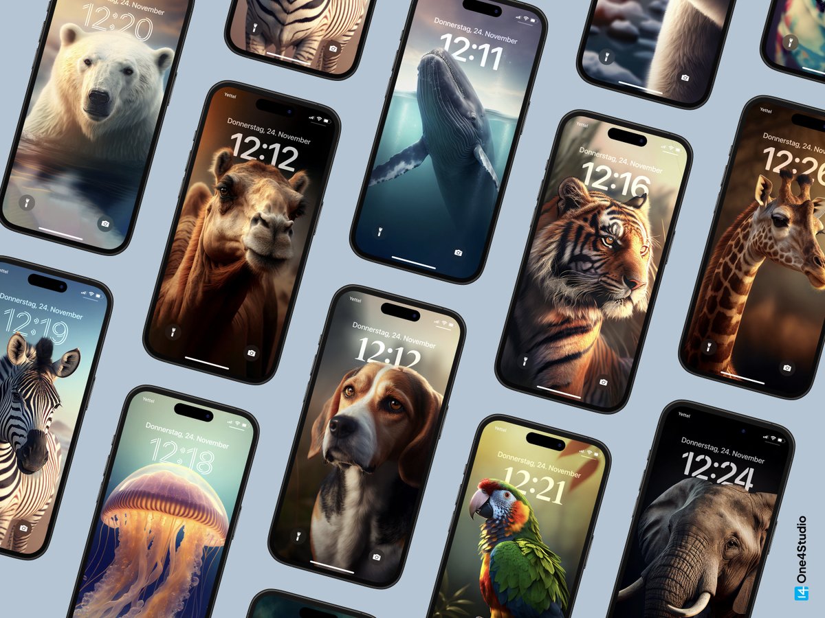 vukandric's tweet image. Ok, as I said, December will be full of giveaways (and new stuff). Animals 2.0, a great collection of 100 animal wallpapers for your #ios16lockscreen

vukandric.gumroad.com/l/animals2

Follow me, like, and retweet, and you can win one out of 5 codes in 24h! Go, go, go! 🔥