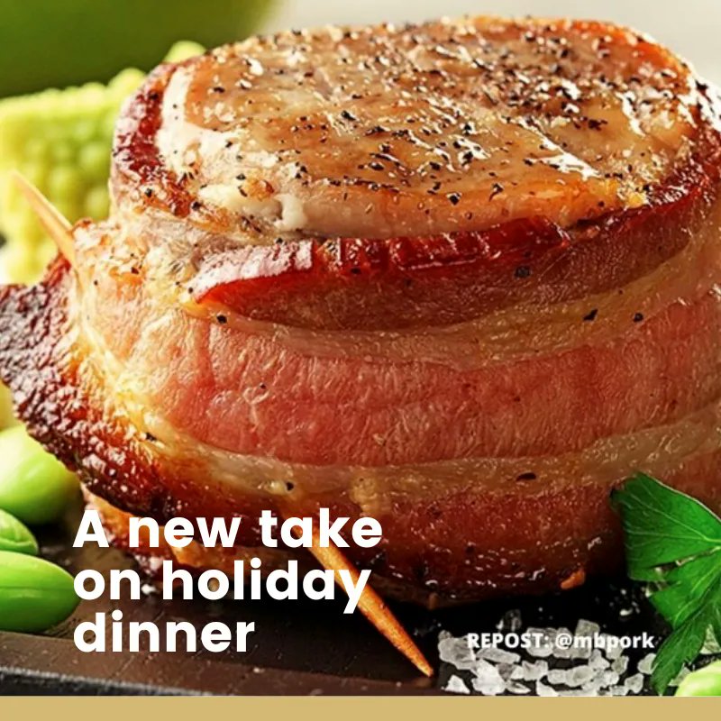 WinklerMeats's tweet photo. Switch things up for your holiday dinner with this Bacon Wrapped Pork Medallions with Pears recipe from @mbpork. Make sure to use Winkler Meats Valley Lea Farms Berkshire Sired Pork tenderloins.⠀
Get recipe here - https://t.co/2U9AvEWkyi 
#winklermeats #mbpork #holidaydinner https://t.co/4FmwFsQGzP