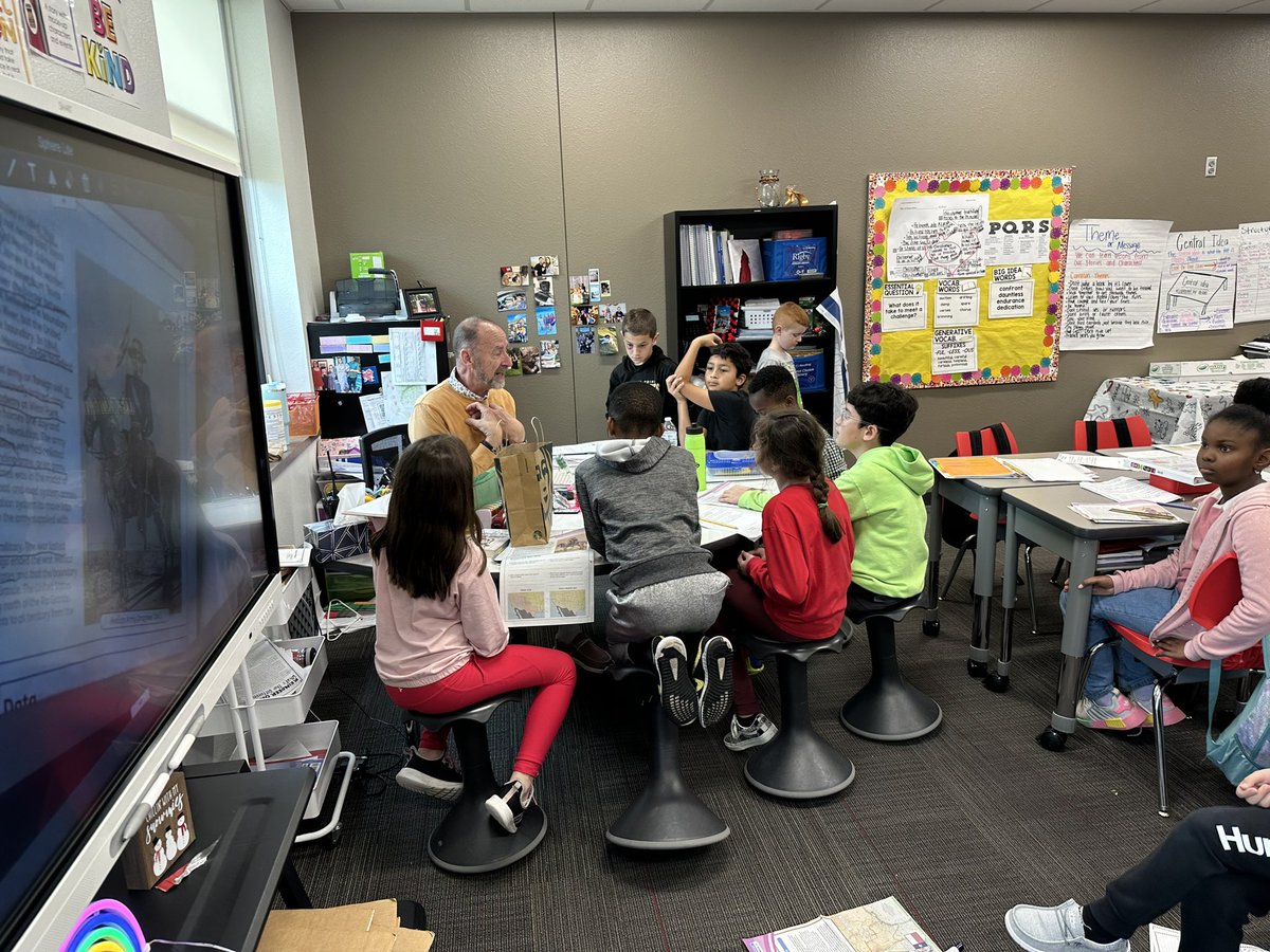 My dad came to visit me and the  <a href="/NCECardinals/">North Creek Elementary</a>. With his height of course everyone was stunned. So of course he had to show his skills on the court. <a href="/melissaisd/">Melissa ISD</a> we also had amazing conversations about Texas independence.