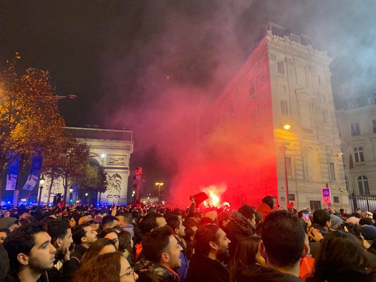 Toutes les personnes qui iront fêter la victoire du Maroc, faites-le dans le respect, nous sommes un peuple bien éduqués, fêter ça dans le respect s’il vous plaît. 

Allah Al Watan Al Malik 🇲🇦❤️