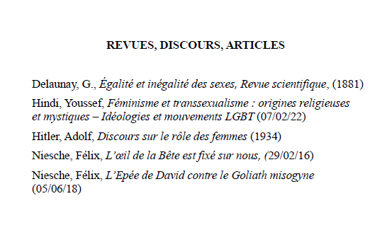 ArthurSapaudia's tweet photo. Bibliographie de mon dernier florilège.
👇🍍👇
https://t.co/4AWpdrIFvz

@HommesInfluence 
@DLViguier 
@stratpol_site 
#Soral #Bardèche #Proudhon #Evola #Weininger #Schopenhauer #Balzac #Buisson #Carrel #Delavier #Costanza #Nietzsche #Rousseau #Venner #Wilde https://t.co/y6vwH0IIzv