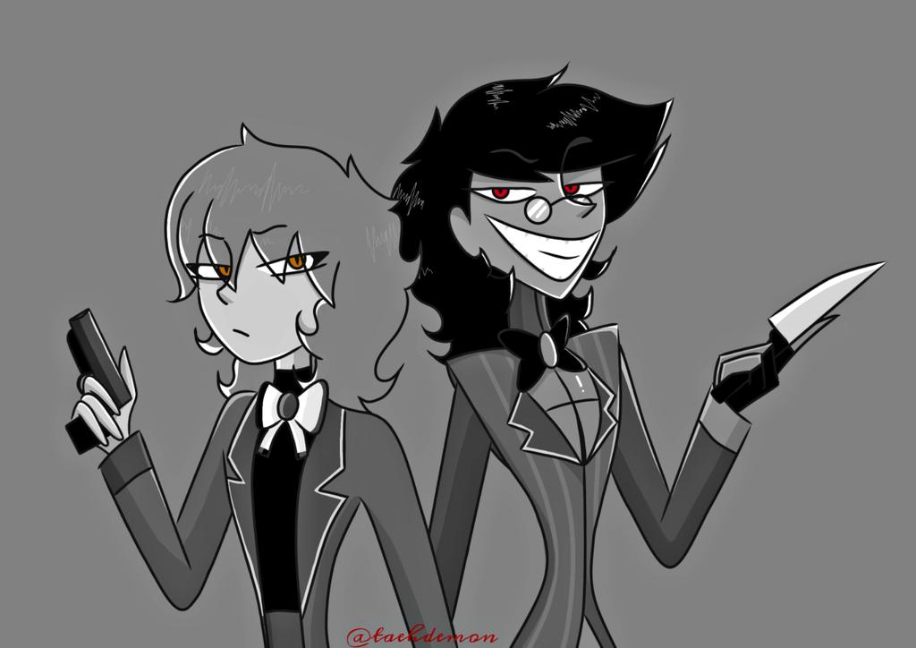 taehdemon's tweet photo. My dear, it is always a pleasure to work side by side with you, who would have thought that we would go from partners to lovers.
I love you.
#HazbinHotel #HazbinHotelAlastor #taeh #radiotaeh #HazbinHotelOC #HazbinHotelFanart #hellsona #Alastor https://t.co/wXJYIc1yEH