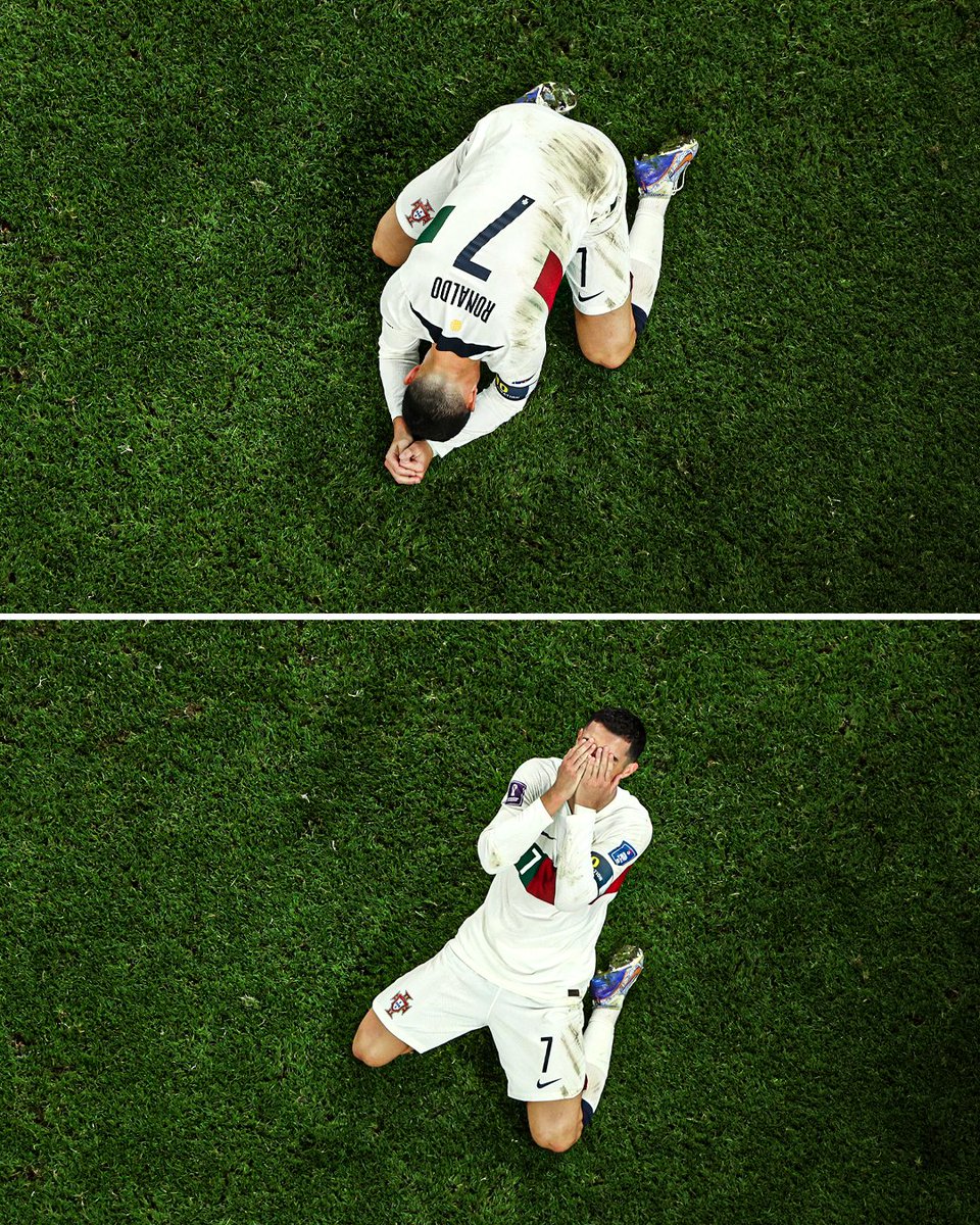 OfficialH24's tweet photo. Heart Breaking For Christiano Ronaldo #Ronaldo #FIFAWorldCup https://t.co/9WjpDOE8PG