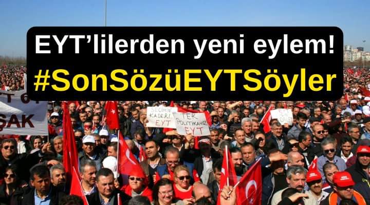 Yaş ve prim şartına yeni mağduriyetlere hayır diyoruz ve bütün mağdur arkadaşlarımızı mücadeleye davet ediyoruz

EYT Federasyonu

#EYTlininSabrıTaştı