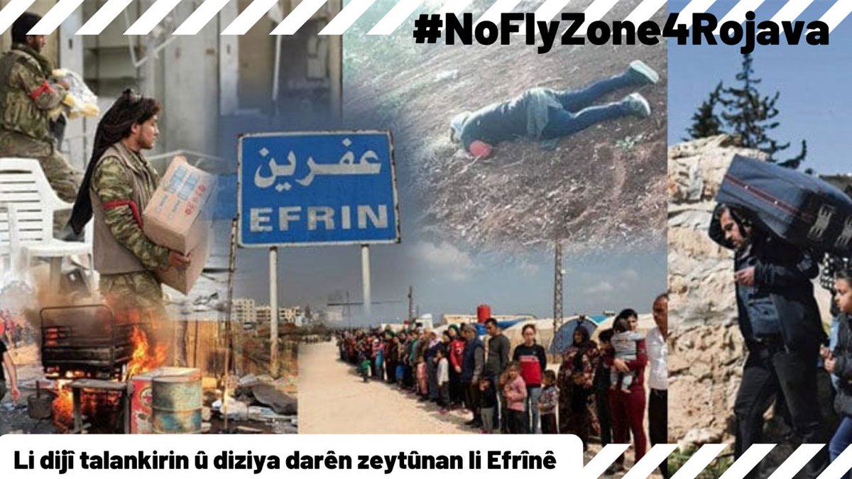 MyrkhanM's tweet photo. شۆڕشی ڕۆژاڤا هەڵگری ڕاستەقینەی دروشمی ژن ژیان ئازادیە و نەک هەر تاران، بەڵکو مەترسی ڕاستەقینە بۆسەر ئازادی ژن لە ئەنکەرەوەیە. ڕۆژاڤا بپارێزن  
@CENTCOM   
@UN   
@POTUS   
@coe   
@mfa_russia   
#NoFlyZone4RojavaNow https://t.co/Ybmpx3OV0y