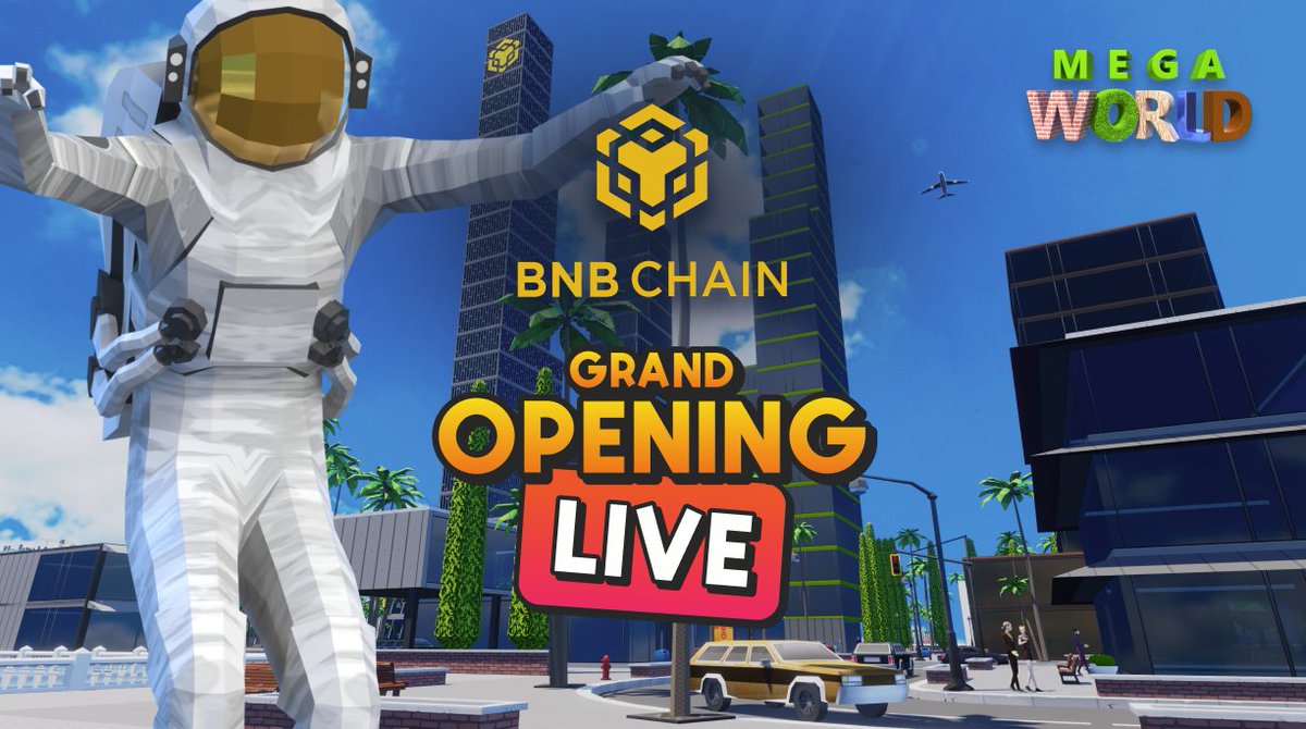 megaworld_io's tweet photo. Join the massive PFP Avatars meetup 🔥 LIVE 🔥 celebrating the BNB City Grand Opening happening in the MegaWorld metaverse: https://t.co/6ymzmu9IyN https://t.co/6LYBRvw90C