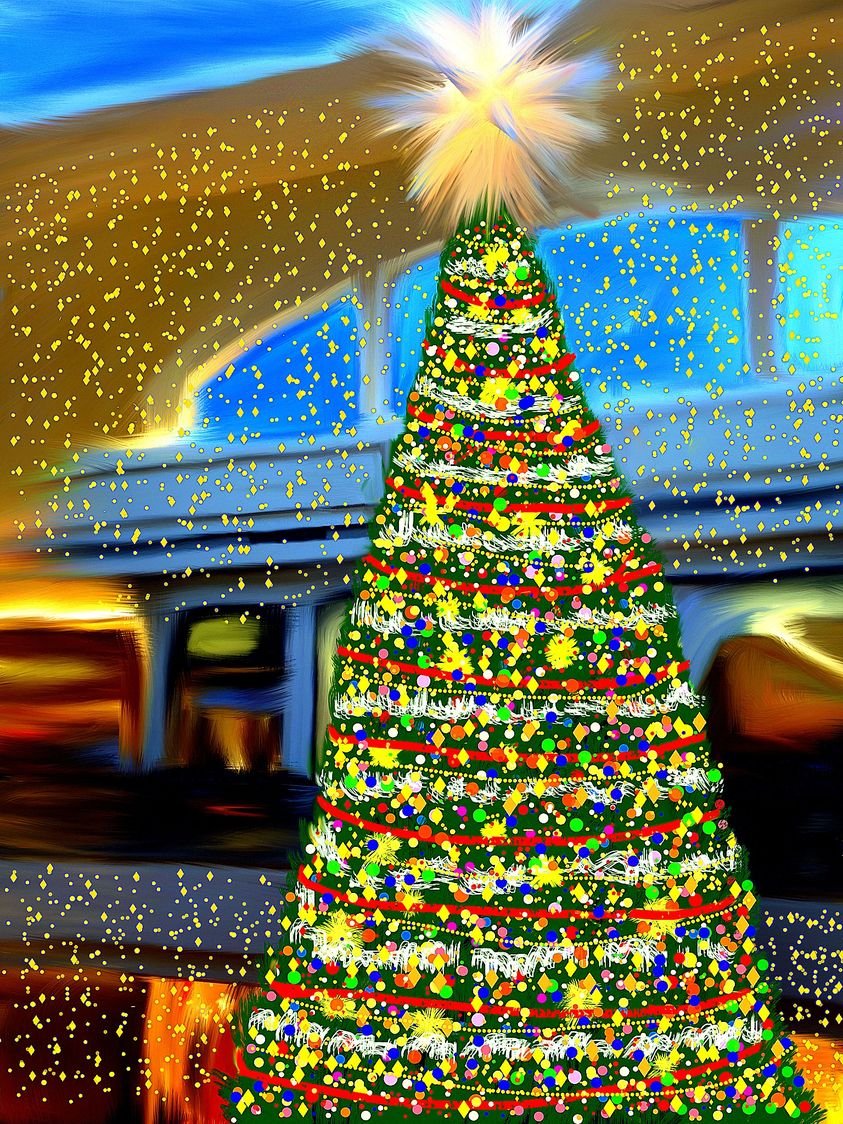 nick_watermn's tweet photo. "Christmas At The Mall" by NickO 2014 #art #artistontwitter #artist #painting #paintingoftheday #nicko #ipadimagination #ipadart #digitalartist #digitalart https://t.co/JXZMJ2dAFZ