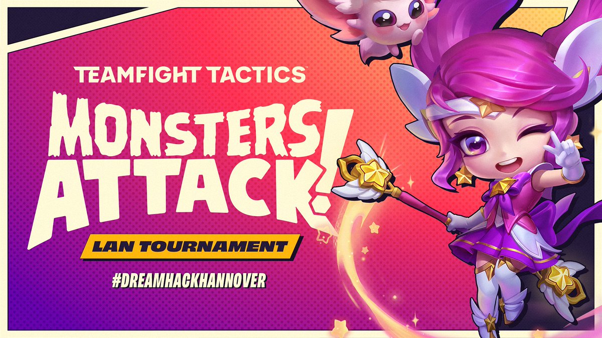 Get ready for the TFT Monsters Attack! LANTournament! #DreamhackHannover
Pre-register here: bit.ly/3uANvzx
⏰ 10:00 CET
📍 Hannover, Germany
🏆 €5800