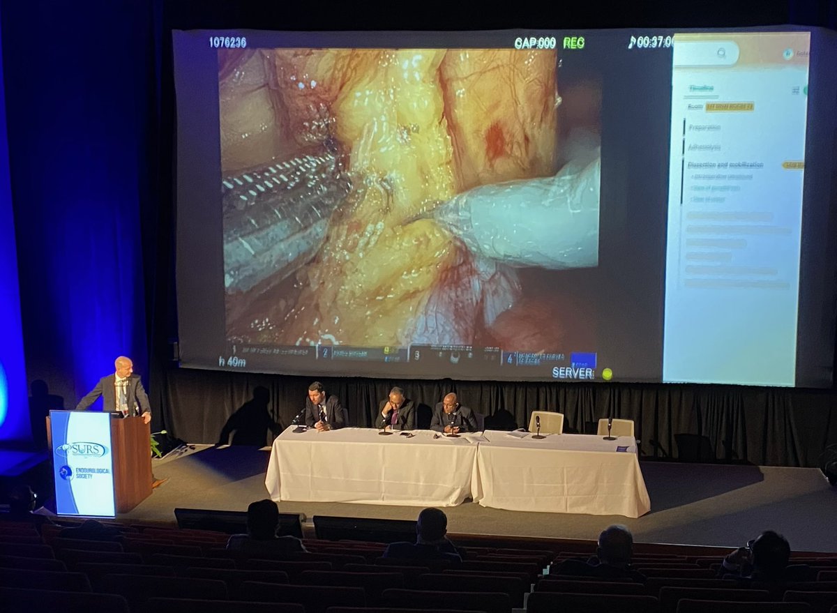 Congrats to Dr Badani on an outstanding live robotic partial nephrectomy to kick off last day of inaugural @SocietySURS WCRS. First ever RPN using @mytheator’s real-time #AI annotation. Looking forward to next year WCRS Dec 8-9 in New York. Save the date!