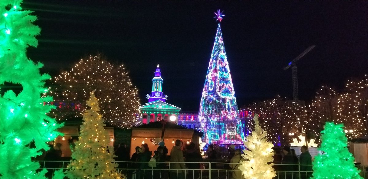 Magical sights🤩 @DenChristkind in @CivicCenterPark C'mon down tonight!🎄