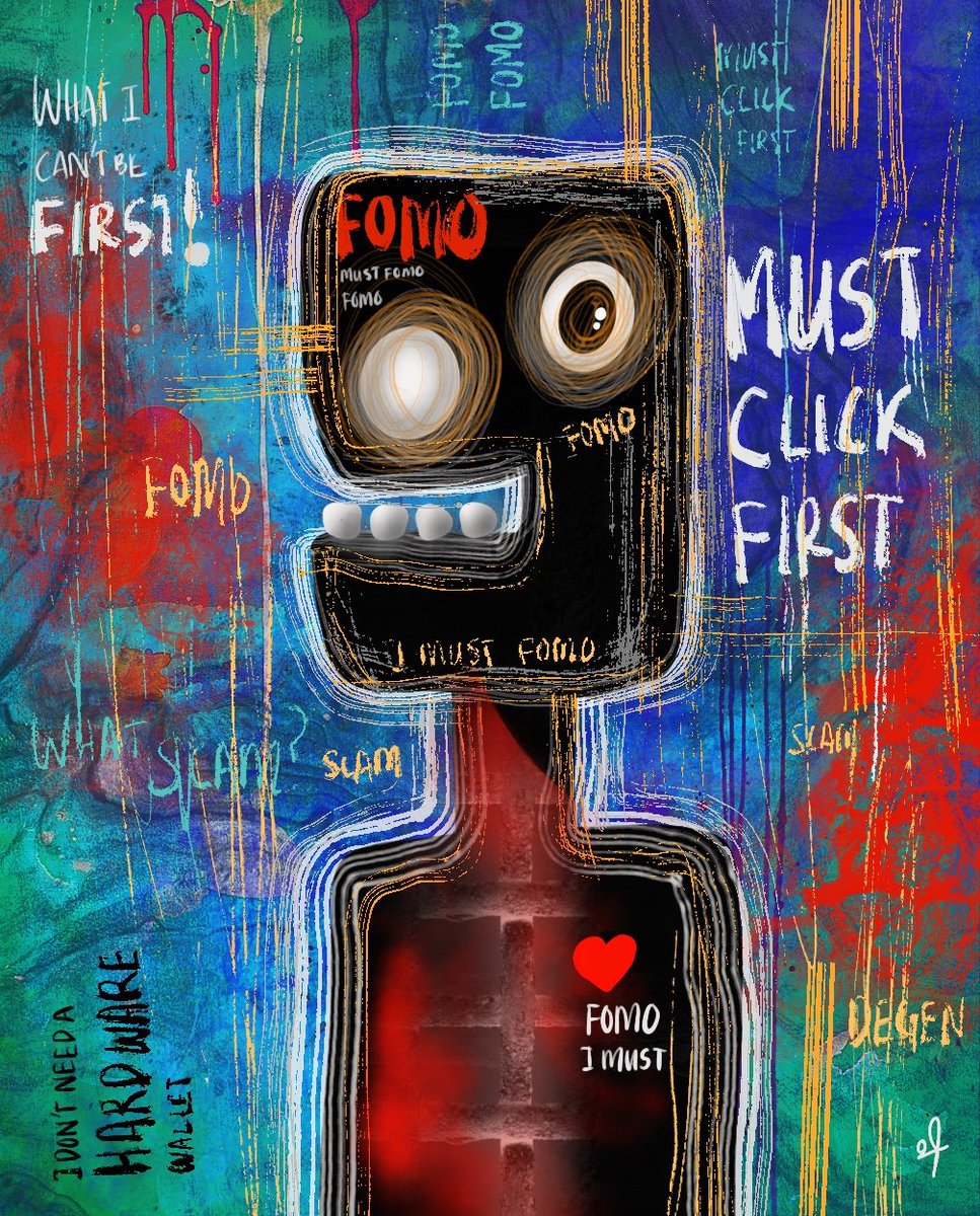 So we used to have to warn the pfp folks not to click first. Looks like we gotta warn the art folks too. 

Anyone can get phished  

Don't click first