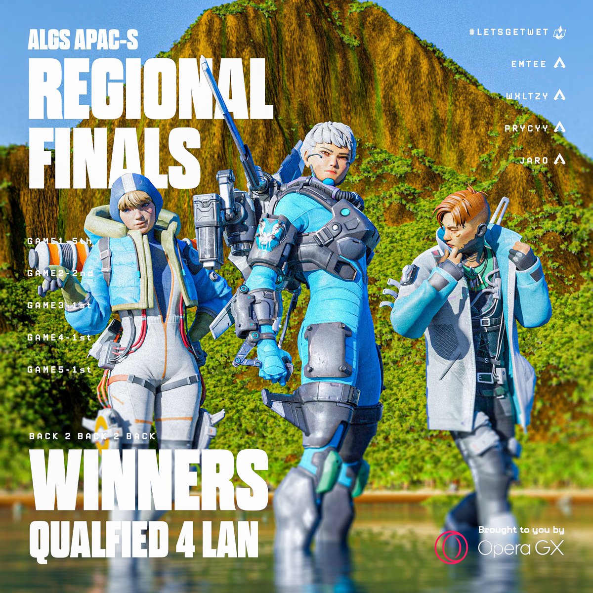History was made with the back-to-back-to-back wins. See you at LAN 💪😎